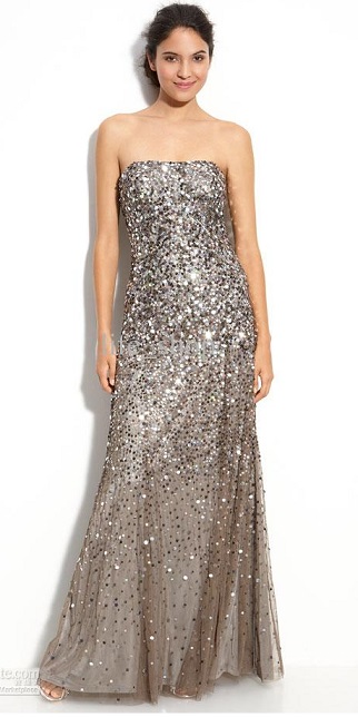 sequin long dresses