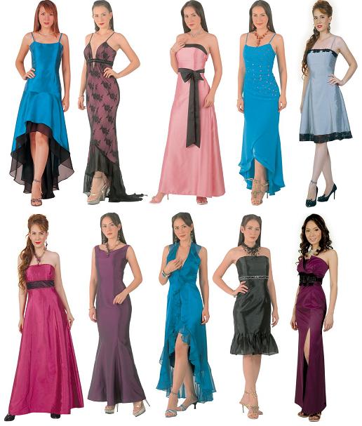 types of evening wear