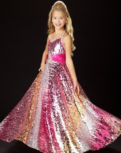 Pink Glitz Pageant Dresses