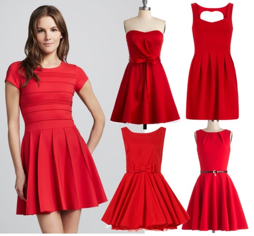 The Little Red Dress | Red Lace Dress