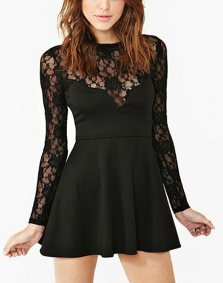 Why You Should Own A Long Sleeve Lace Dress | Red Lace Dress