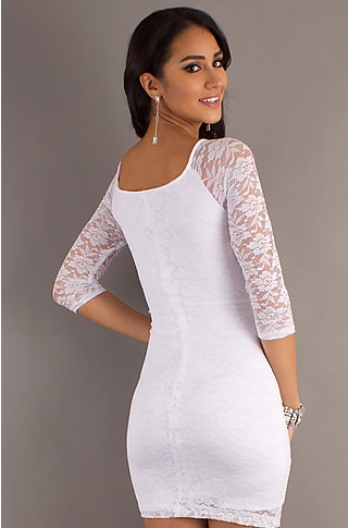 Short White Dresses: Different Occasions To Wear One | Red Lace Dress